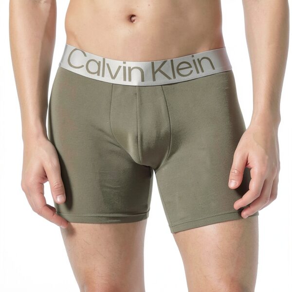 Boxers longs homme Calvin Klein coton bio confortable-1