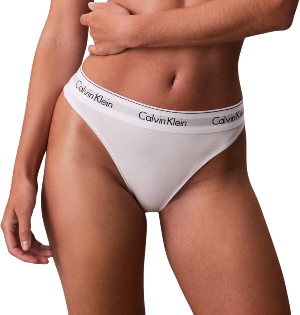 Calvin Klein Slip Femme Coton Modal Confortable Mi-Haute-0