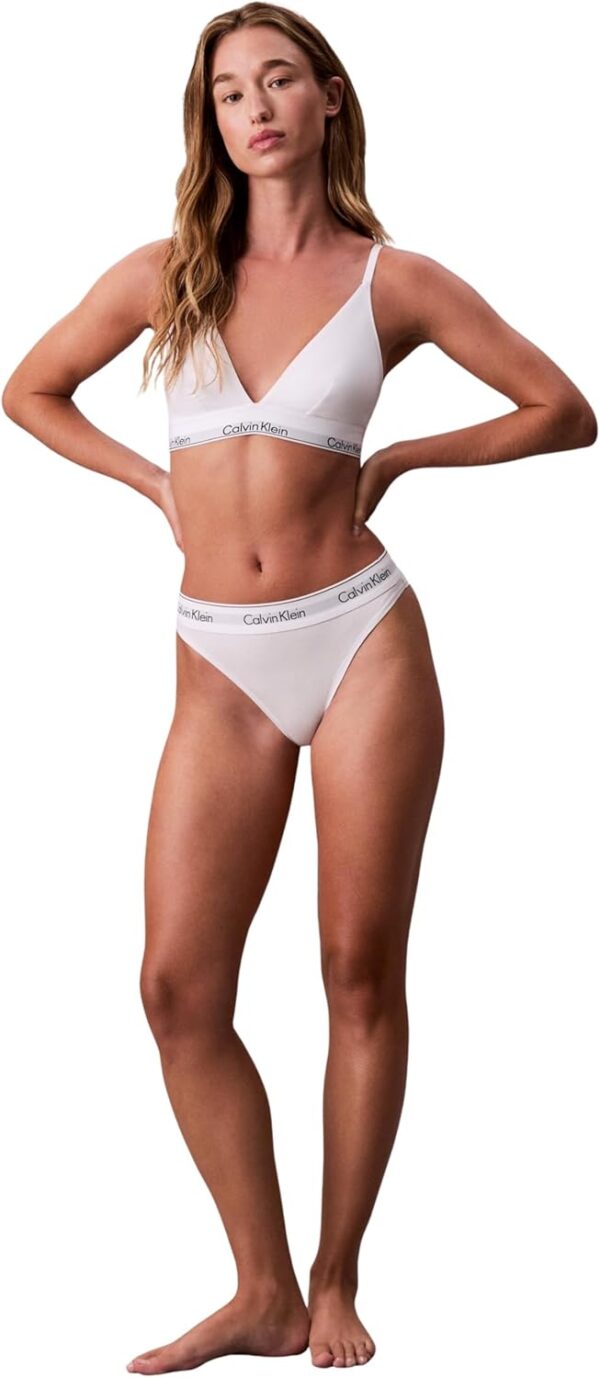Calvin Klein Slip Femme Coton Modal Confortable Mi-Haute-5