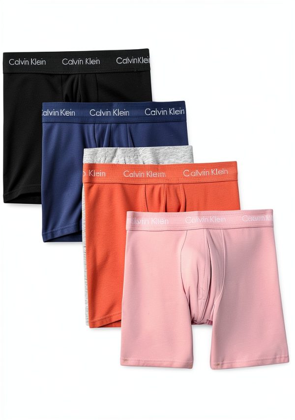 Calvin Klein Boxer Homme Lot 5 Coton Stretch Confort