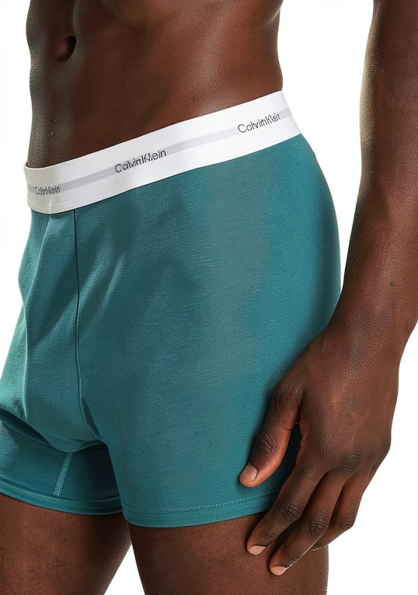 Calvin Klein Boxers Homme Lot 3 Ceinture Emblématique Coton