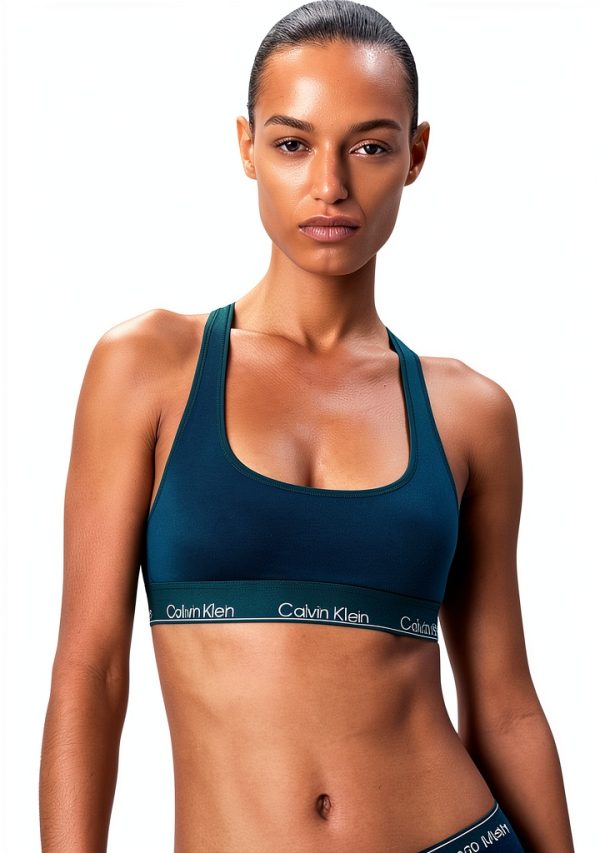 Calvin Klein Brassière Femme Sport Sans Rembourrage Ceinture