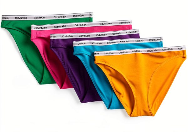 Calvin Klein Bikini 5pk Culottes Femme Logo Moderne Lot