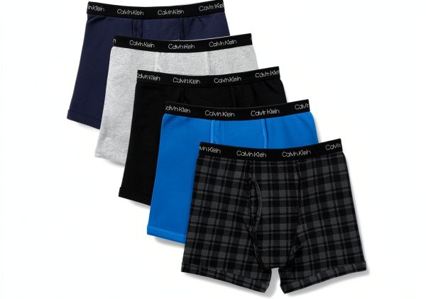 Calvin Klein Boxeur Garçon Coton Respirant Confortable