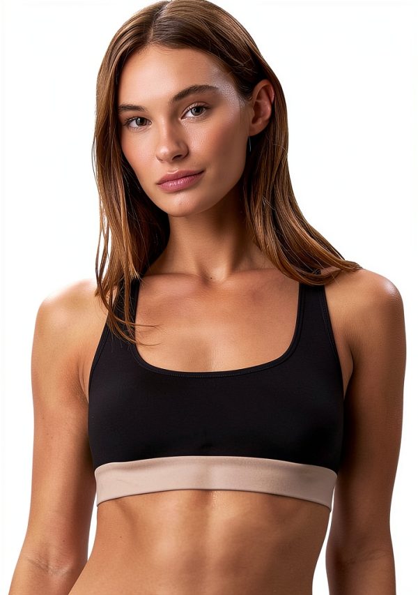 Calvin Klein Brassière Femme Sport Sans Armatures Ceinture