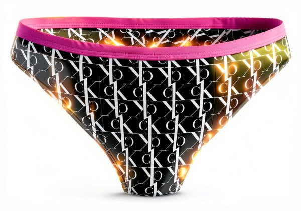 Calvin Klein Maillot Deux Pièces Noir Polyamide Femme