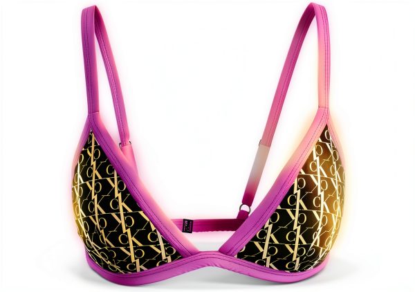 Maillot de bain Calvin Klein noir nylon deux pièces femme