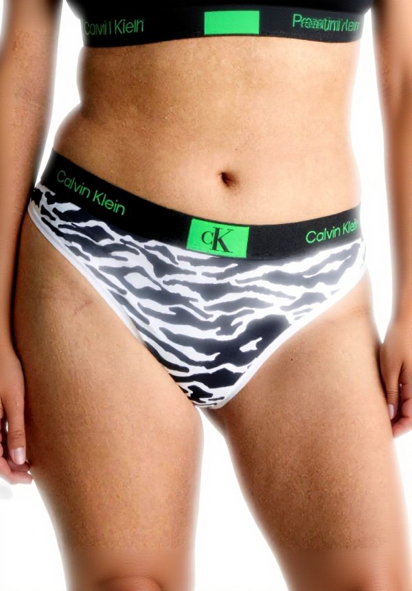 Calvin Klein Perizoma Femme Noir Sous-vêtements Confort