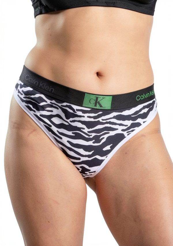 Calvin Klein Perizoma Femme Noir Coton Sous-vêtements