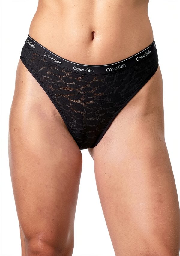Calvin Klein Slips Brésiliens Lot de 3 Femme Dentelle