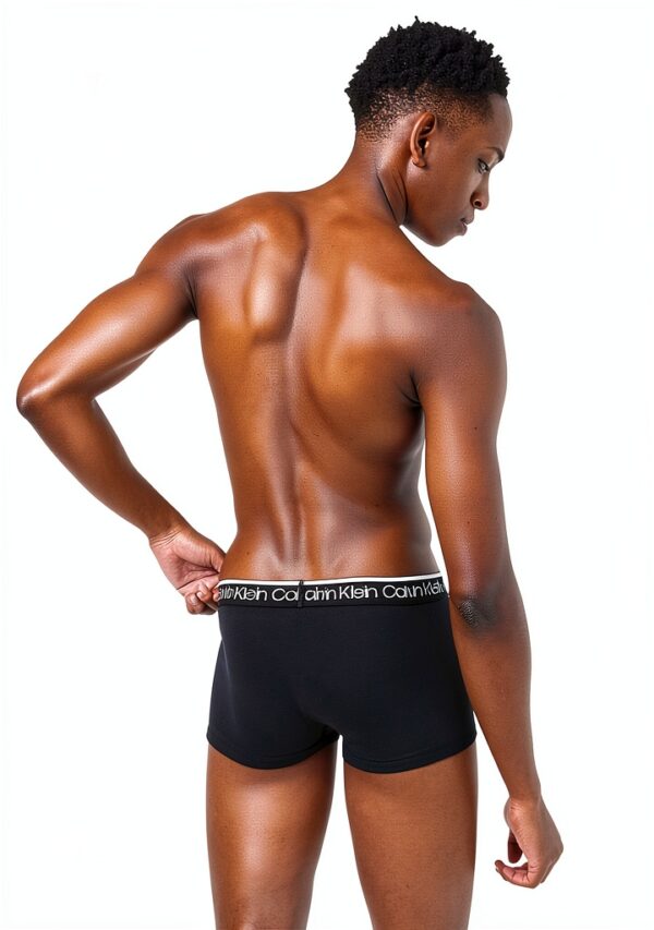 Boxers Calvin Klein coton extensible confort homme noir-4