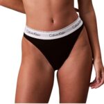 Calvin Klein Slip Femme Coton Modal Élasthanne Confortable-0
