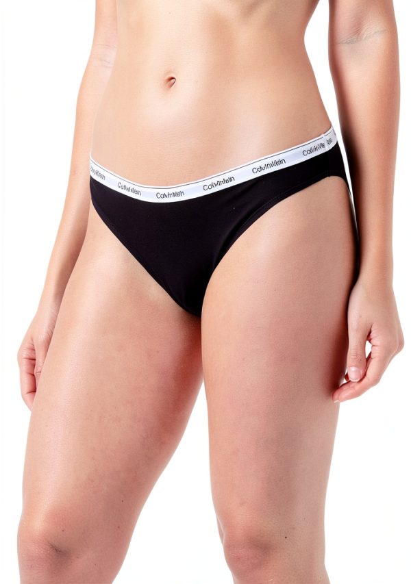 Calvin Klein Slip Forme Bikini Femme Coton Elasthanne