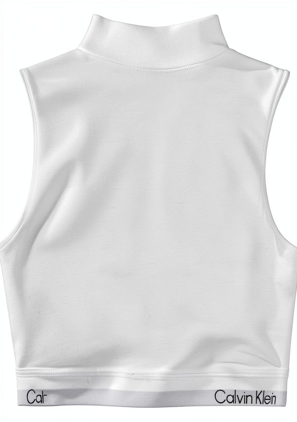 Calvin Klein Bralette Femme Col Haut Doux Léger Rembourré