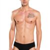 Slip Calvin Klein Homme Coton Élasthanne Confortable Noir-6