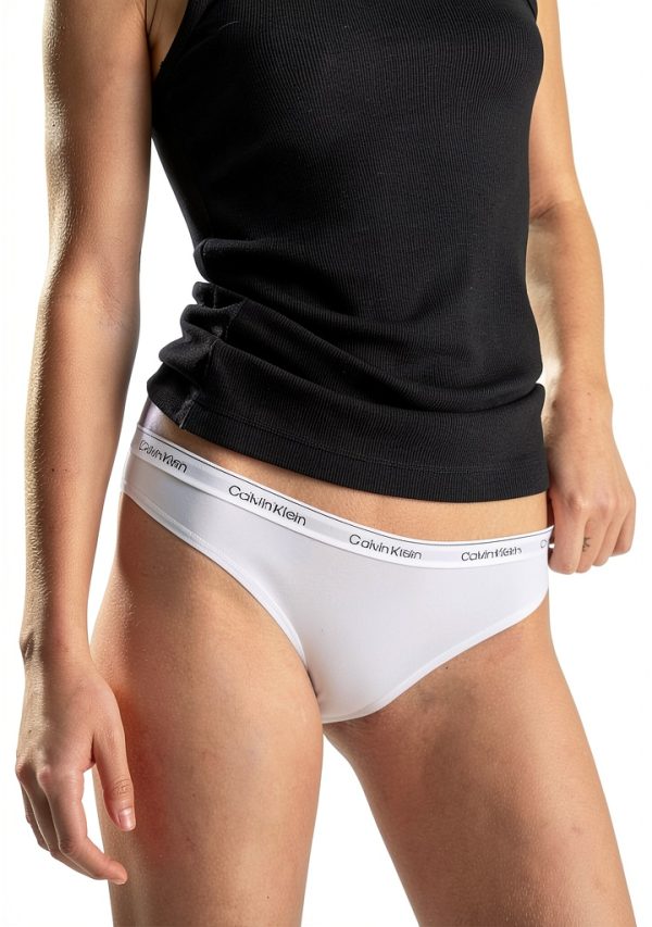 Calvin Klein Slip Forme Bikini Femme Coton Élasthanne