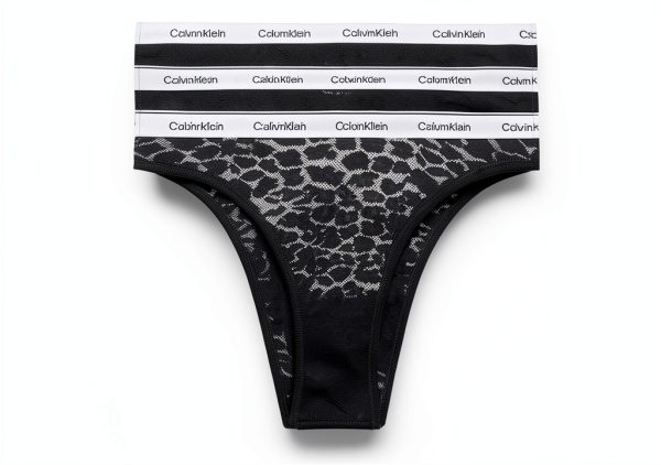 Calvin Klein Slips Brésiliens Lot de 3 Femme Dentelle