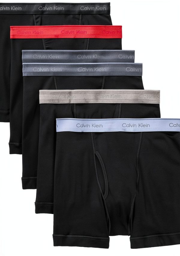 Caleçon Calvin Klein Coton Stretch Homme Blanc Baleine Bleue