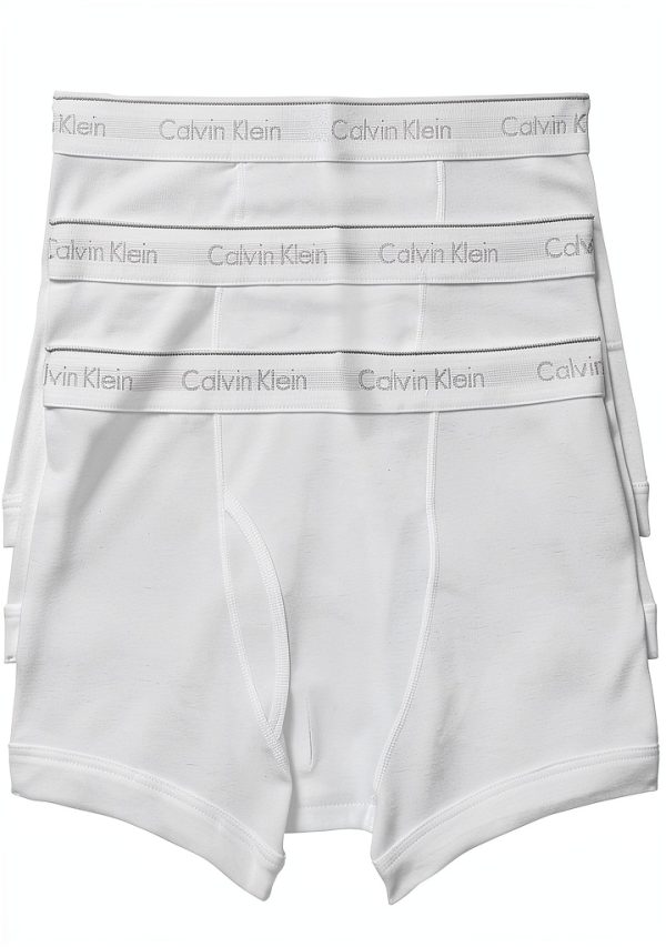Calvin Klein Caleçon Coton Lot de 3 Homme Confort Respirant