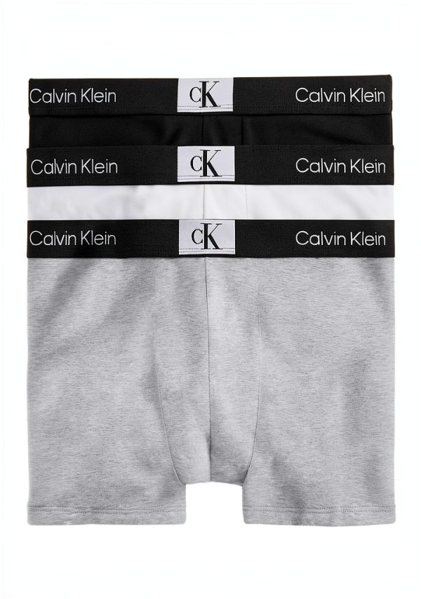 Boxer Calvin Klein Homme Coton Stretch Lot 3 Multicolore