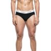 Slip Calvin Klein Homme Coton Élasthanne Confortable Noir-2