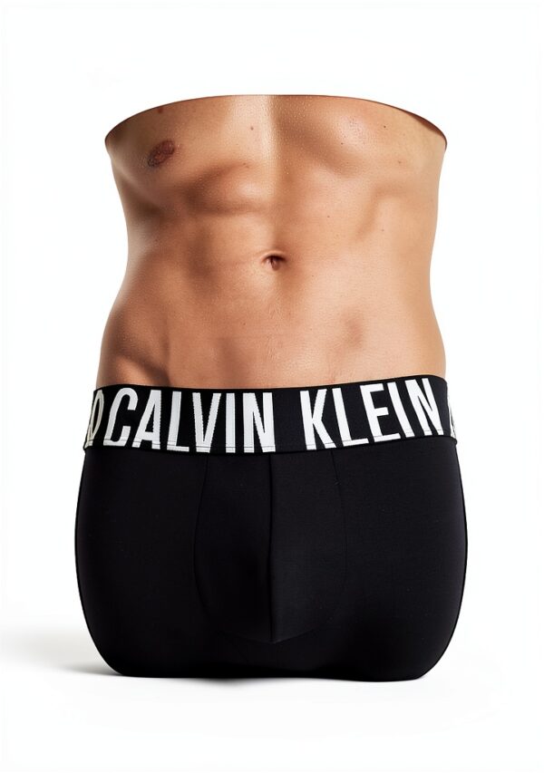 Caleçon Calvin Klein Homme Noir Élasthanne Confortable-3