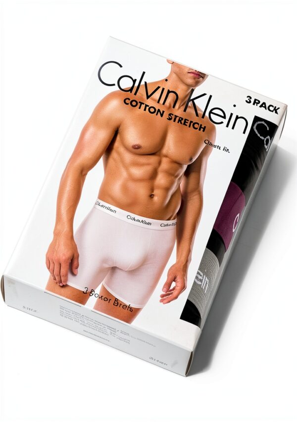 Boxer Calvin Klein Homme Coton Élasthanne Confort Logo-7