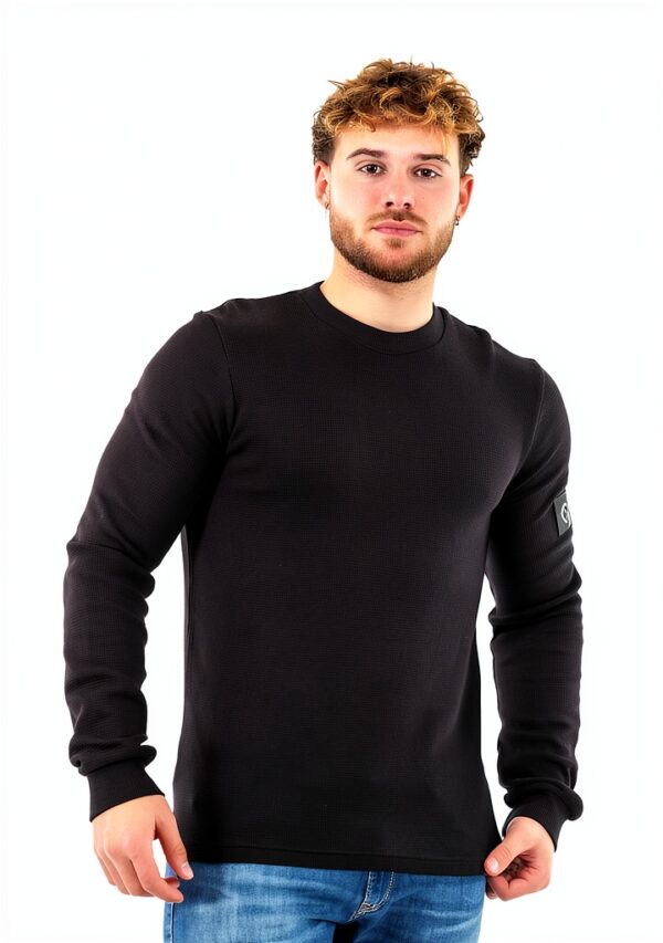 T-shirt Calvin Klein Homme Coton Confortable Col Ras-du-cou-1