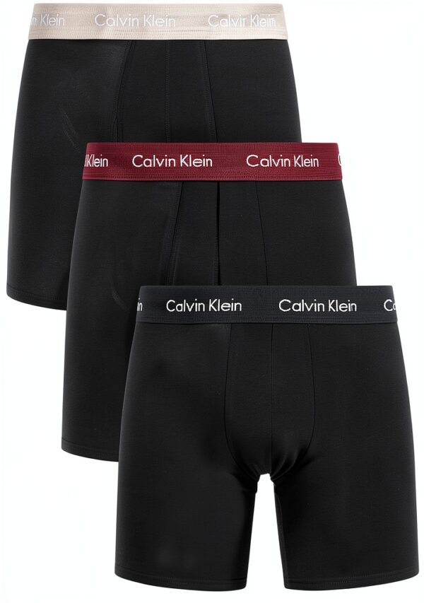 Boxer Calvin Klein Homme Coton Élasthanne Confort Logo-0