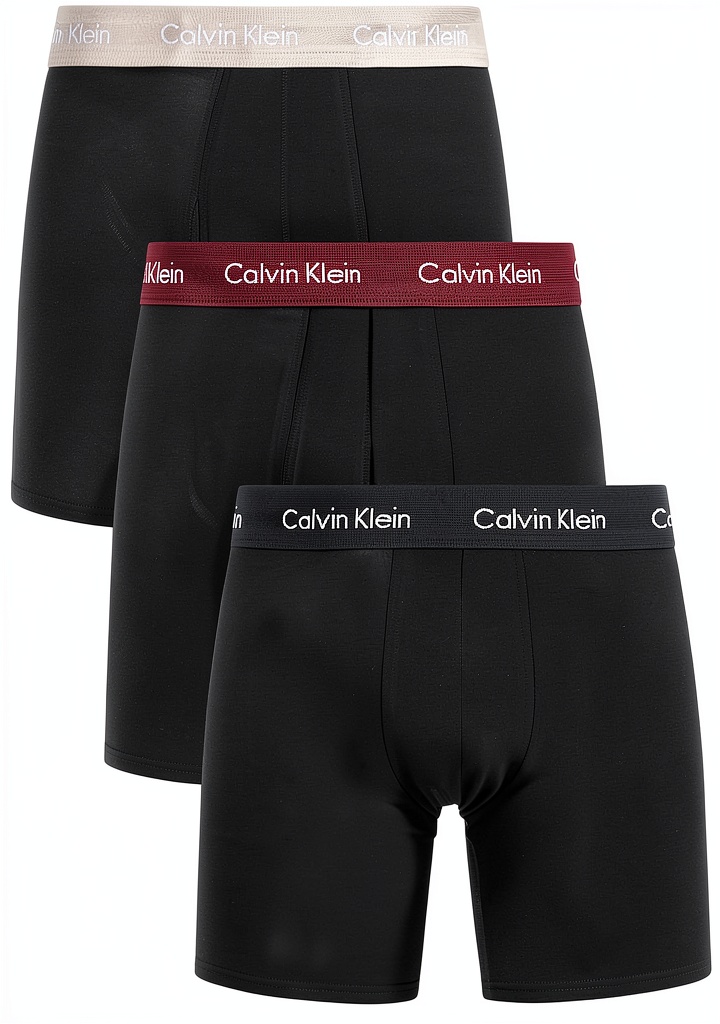 Boxer Calvin Klein noir avec logo sur la ceinture
