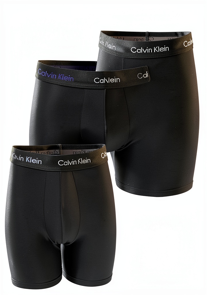 Boxer Calvin Klein noir avec logo sur ceinture élastique