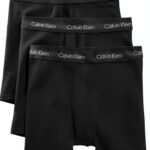 Calvin Klein boxers homme coton élastique lot de 3 blanc-0