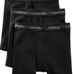 Calvin Klein boxers homme coton élastique lot de 3 blanc-0