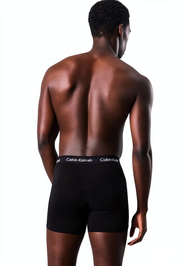 Calvin Klein boxers homme coton élastique lot de 3 blanc-2