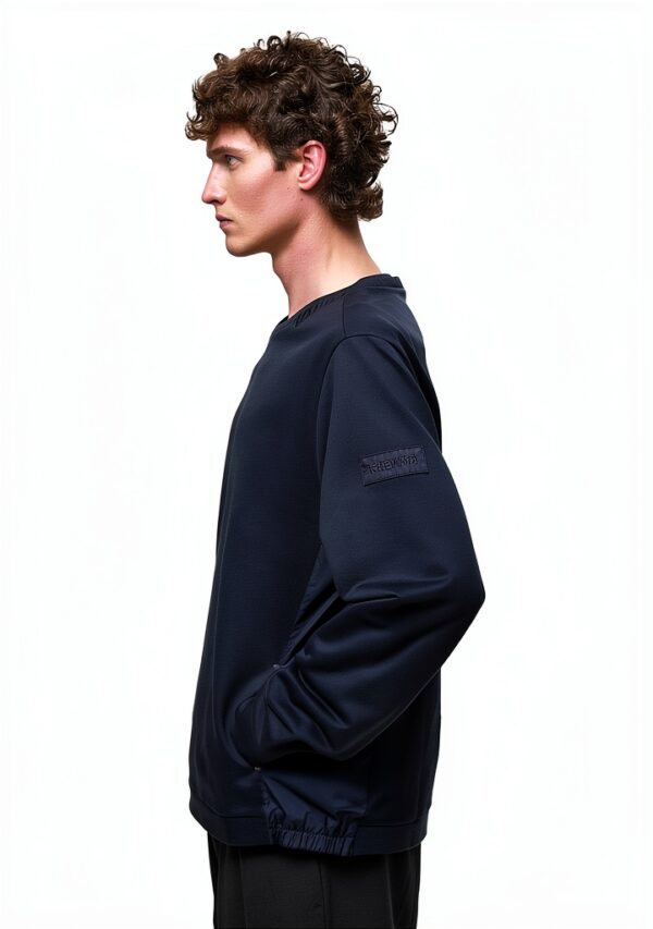 Pull Homme Premiata Crew Neck Bleu L - Confort Premium-7