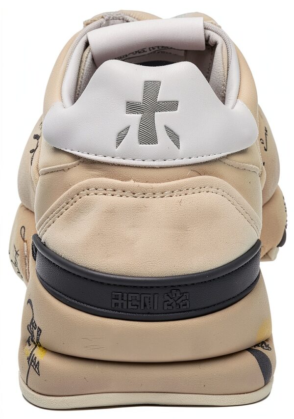 Chaussures PREMIATA Landeck pour adulte beige, baskets mode femme-2