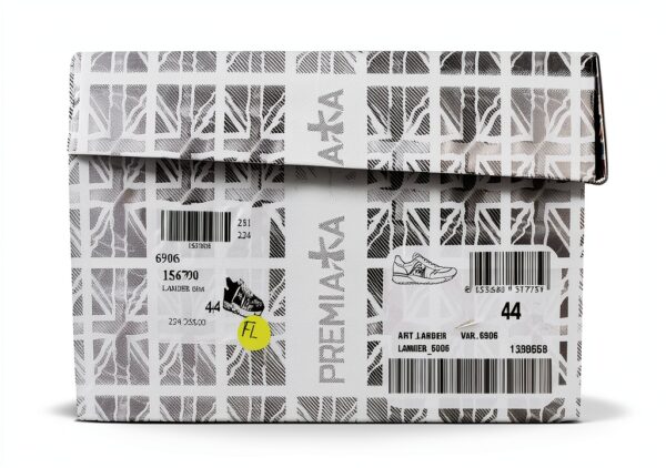 Premiata Adult Lander 6906 Gris Chaussures Homme Cuir Véritable-7