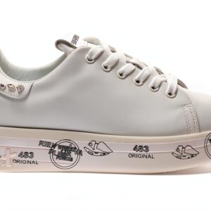 Baskets femme PREMIATA Belle 6712 Blanc taille 36 style épuré-0