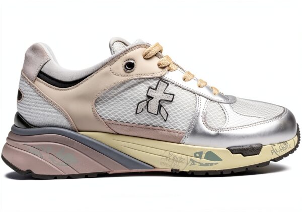 Baskets femme PREMIATA MASED 7402 gris taille 36 - cuir technique-3