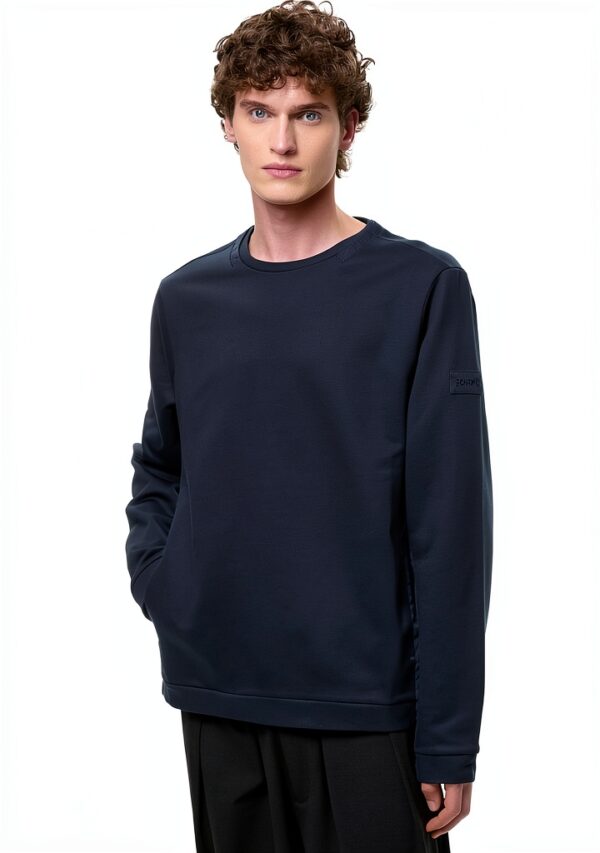 Pull Homme Premiata Crew Neck Bleu L - Confort Premium-4