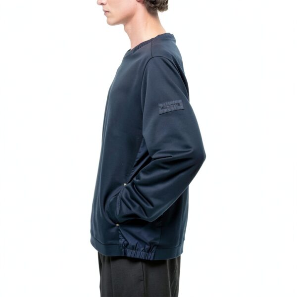Pull Homme Premiata Crew Neck Bleu L - Confort Premium-3