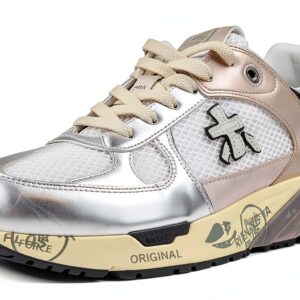 Baskets femme PREMIATA MASED 7402 gris taille 36 - cuir technique-0