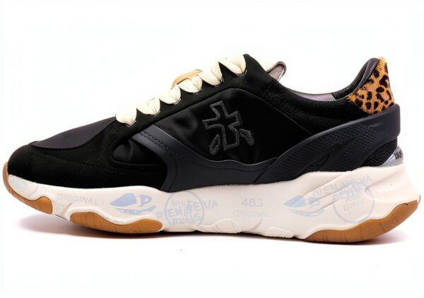 Chaussures Premiata Femme 6541BUFFLY AI23, Noir, Baskets Mode-1