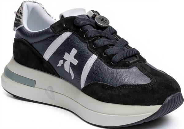 PREMIATA Cassie 7681 39 EU - Baskets Sport Femme Noir-3