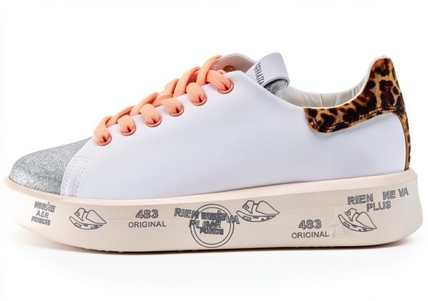 Baskets PREMIATA H9014 femme blanc taille 35-40 EU modèle Belle-0