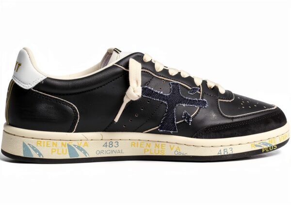 Baskets Clay D 6924 Premiata - Chaussures de Sport Femme Noir-3