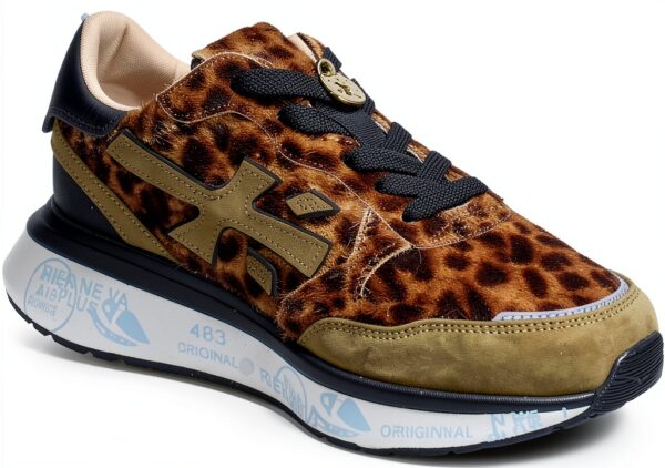 Baskets Laurin Cavallino Repéré PREMIATA en daim et nylon tacheté-3