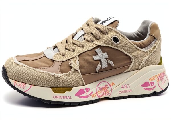 Baskets PREMIATA MASED 6681 Beige pour Homme, Chaussures de Sport en-0