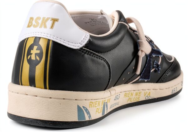 Baskets Clay D 6924 Premiata - Chaussures de Sport Femme Noir-2